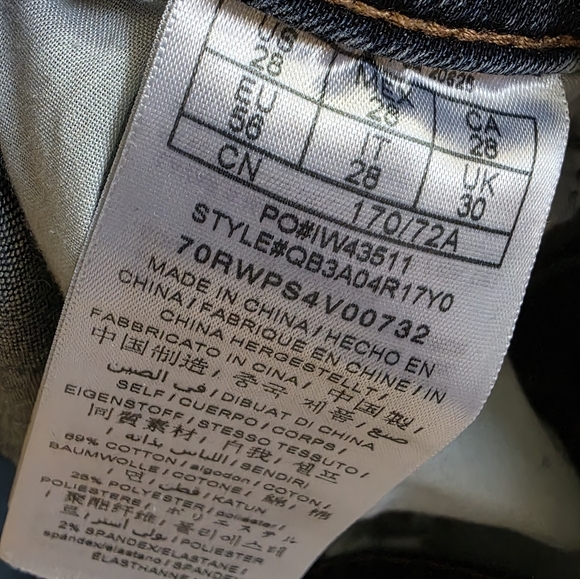 GUESS Vintage Nancy Wheeler Blue Jeans Size 28 - Picture 10 of 14